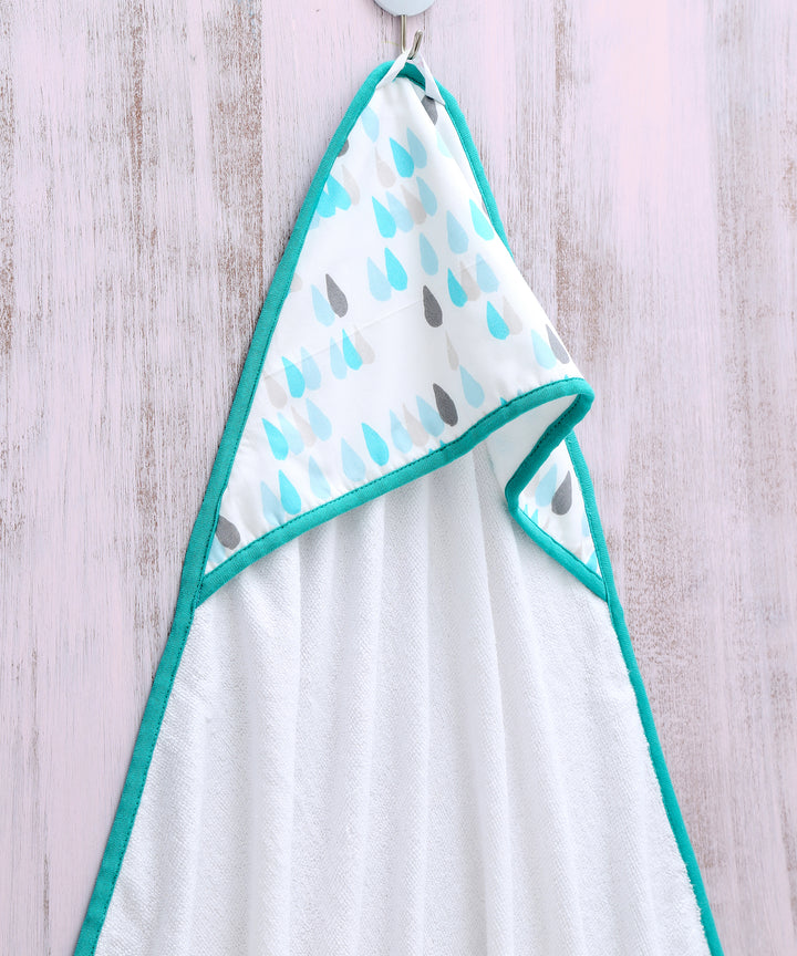 Raindrops - Towel & Robe Bath Kit (Set of 2) MOMZJOY.COM