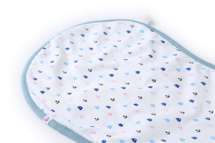 Forest Sail - Bib cum Burp Cloth (Set of 2) MOMZJOY.COM