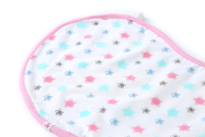 Starry Array - Bib cum Burp Cloth (Set of 2) MOMZJOY.COM