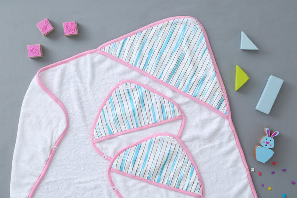 Strokes - Baby Towel Set MOMZJOY.COM