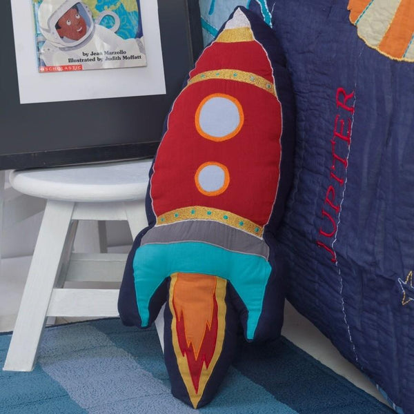 Spaceship Decorative Pillow MOMZJOY.COM
