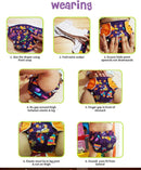Doodle Love Freesize UNO Reusable Cloth Diaper (for Babies-5 KG- 17 KG)