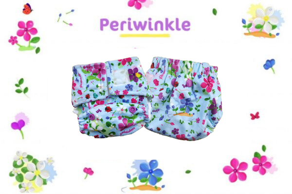 Periwinkle Newborn Uno Reusable Diaper (For 2.5-6kg Baby)