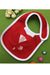 Red Bow Tie Rose Adjustable Baby Meal Bib (0-3 yrs) - MOMZJOY.COM