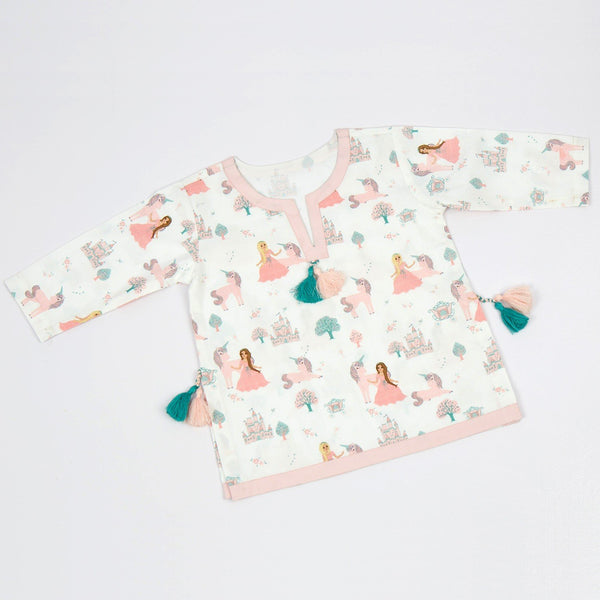 Unicorn Organic Baby Tunic (0-24 months) MOMZJOY.COM