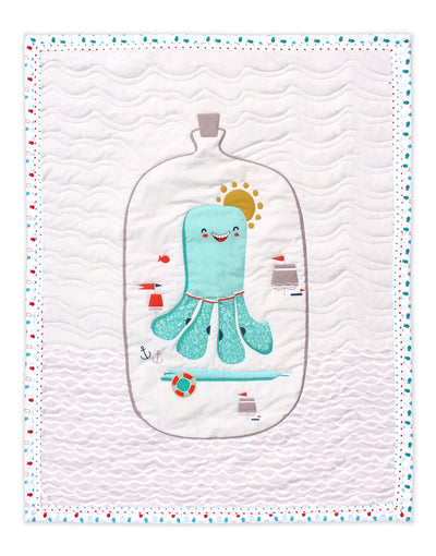 Under The Sea - Organic Reversible Quilt MOMZJOY.COM
